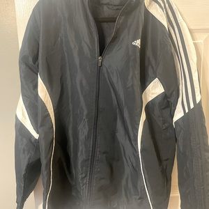 Adidas Full Zip Windbreaker/Track Jacket